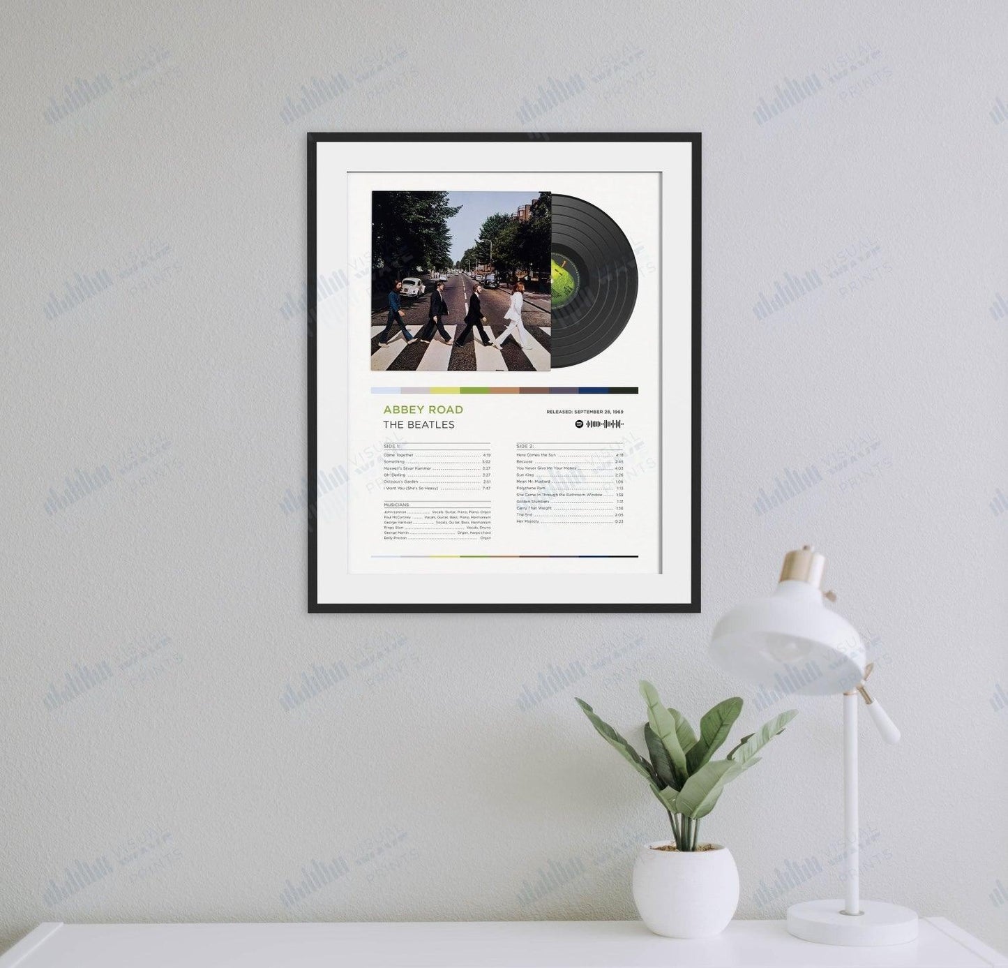 Album Art: Abbey Road by The Beatles - Visual Wave Prints