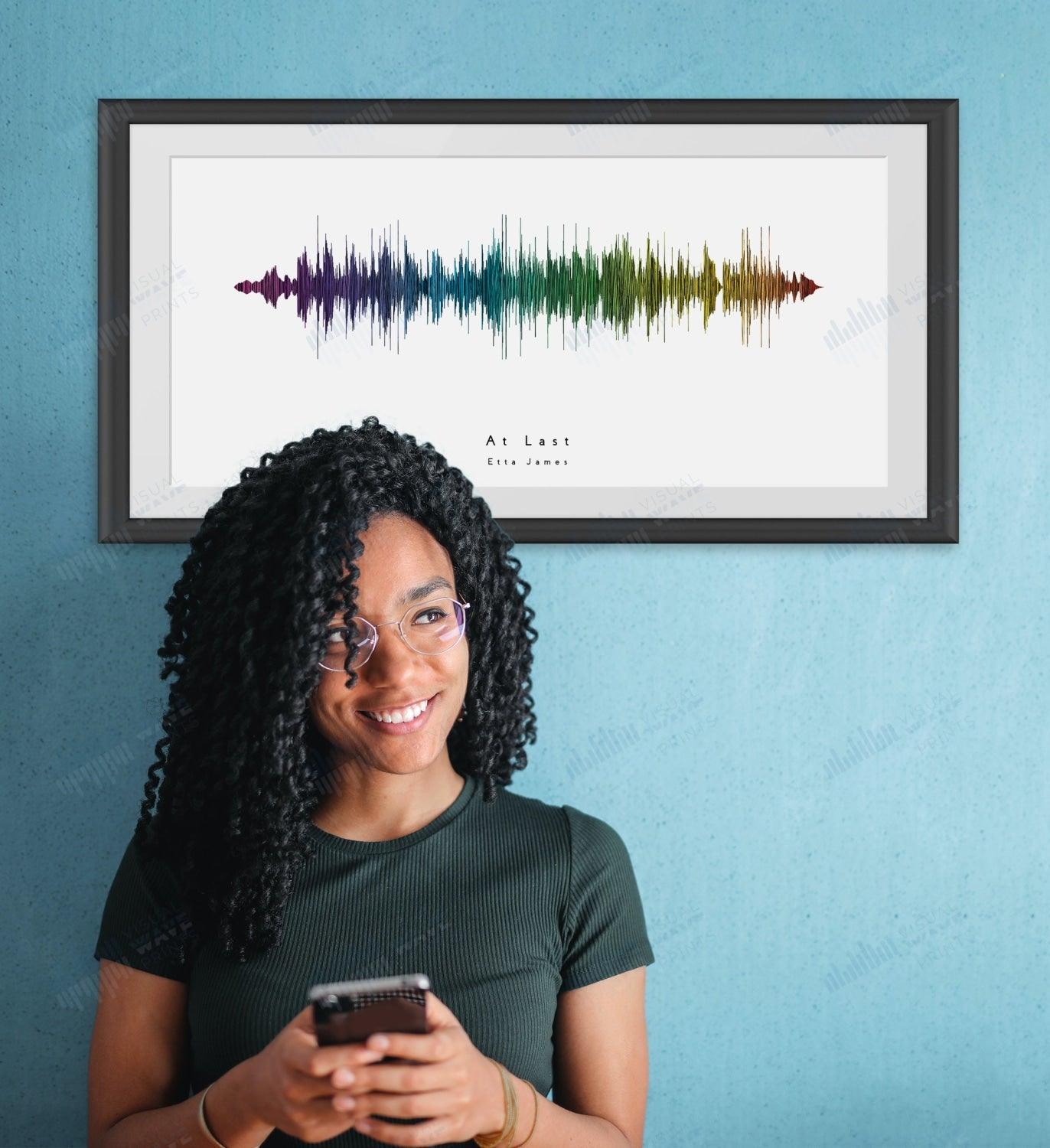 At Last by Etta James - Visual Wave Prints