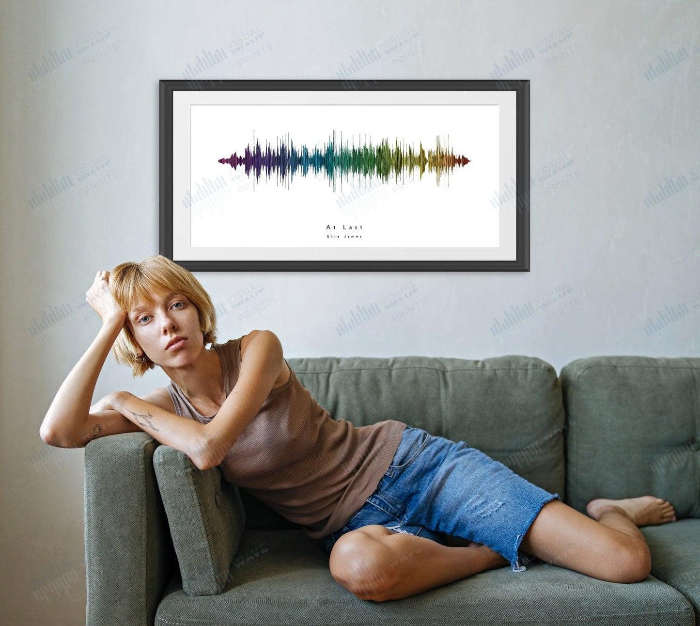 At Last by Etta James - Visual Wave Prints