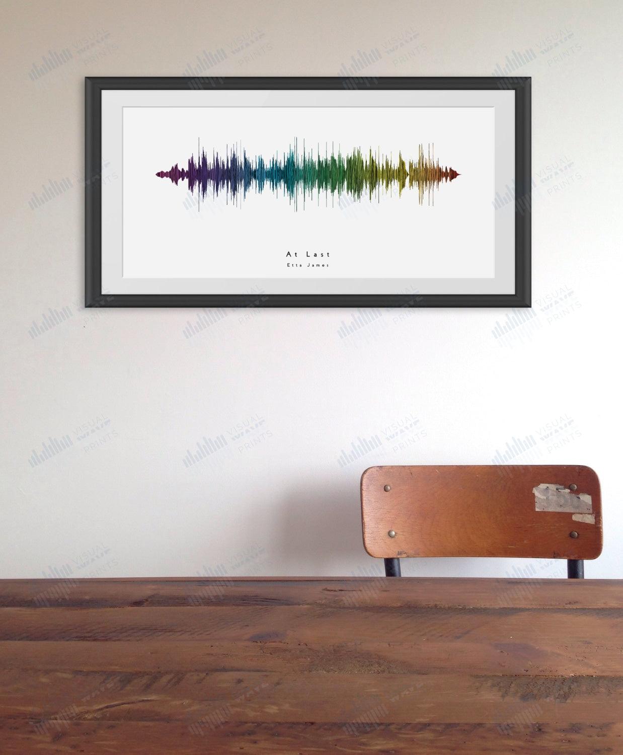 At Last by Etta James - Visual Wave Prints