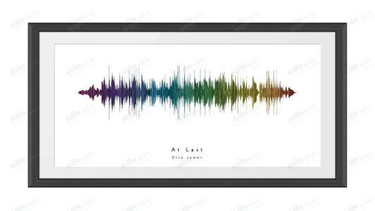 At Last by Etta James - Visual Wave Prints