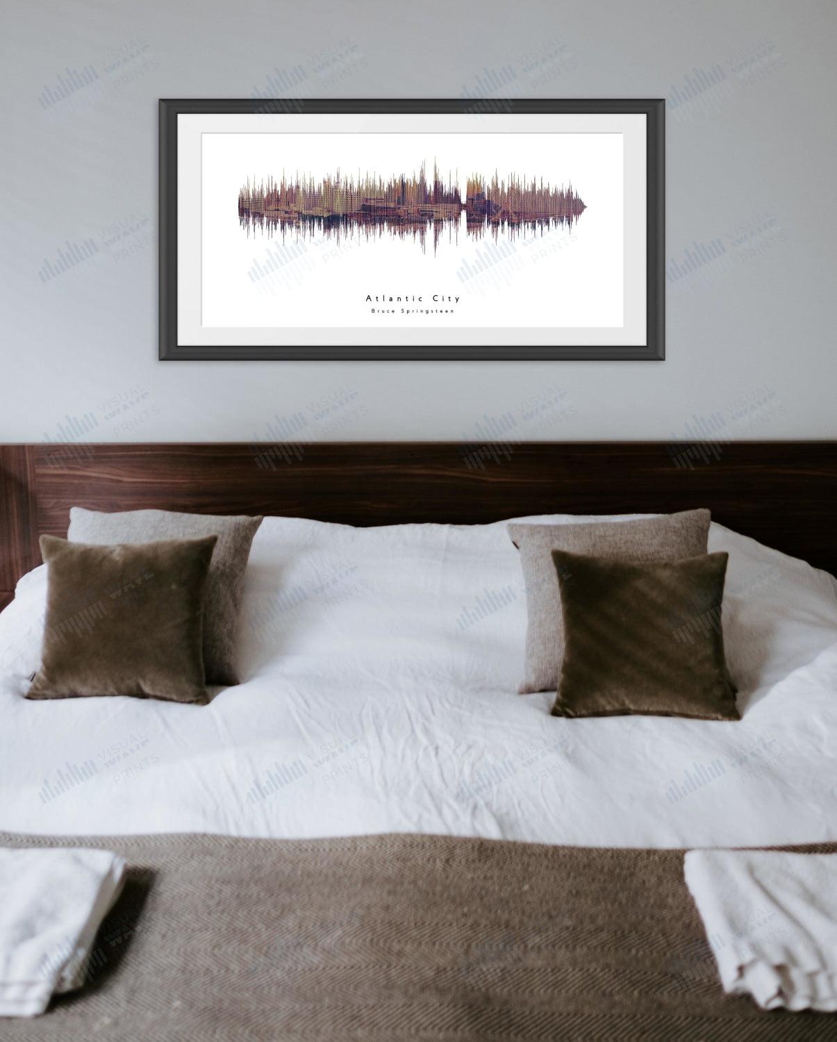 Atlantic City by Bruce Springsteen - Visual Wave Prints