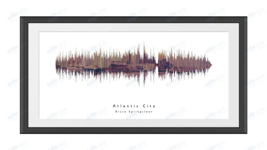 Atlantic City by Bruce Springsteen - Visual Wave Prints