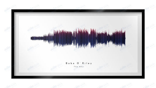 Baba O'Riley by The Who - Visual Wave Prints