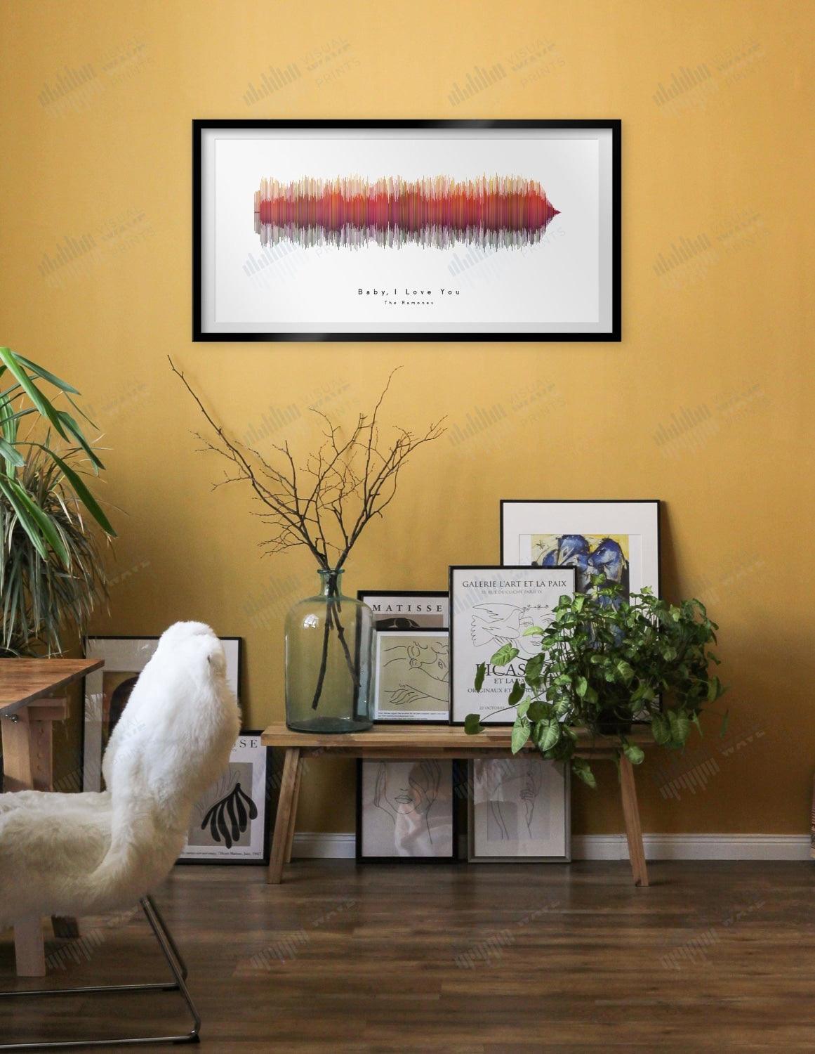 Baby, I Love You by The Ramones - Visual Wave Prints