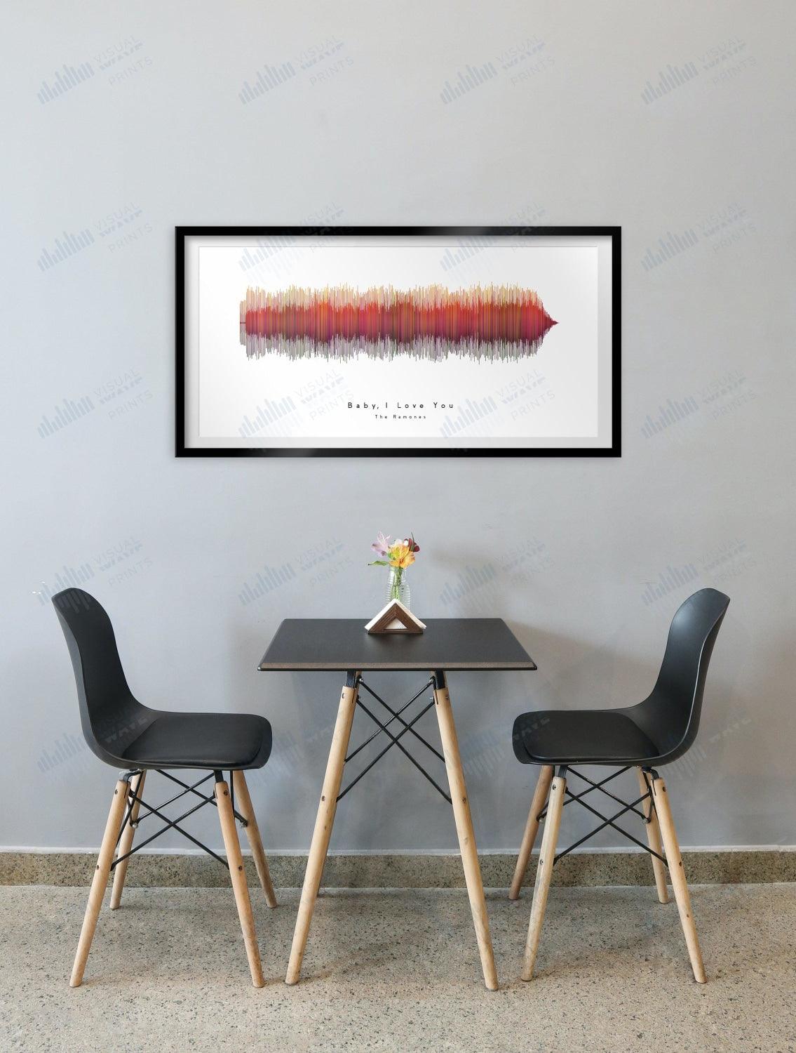 Baby, I Love You by The Ramones - Visual Wave Prints