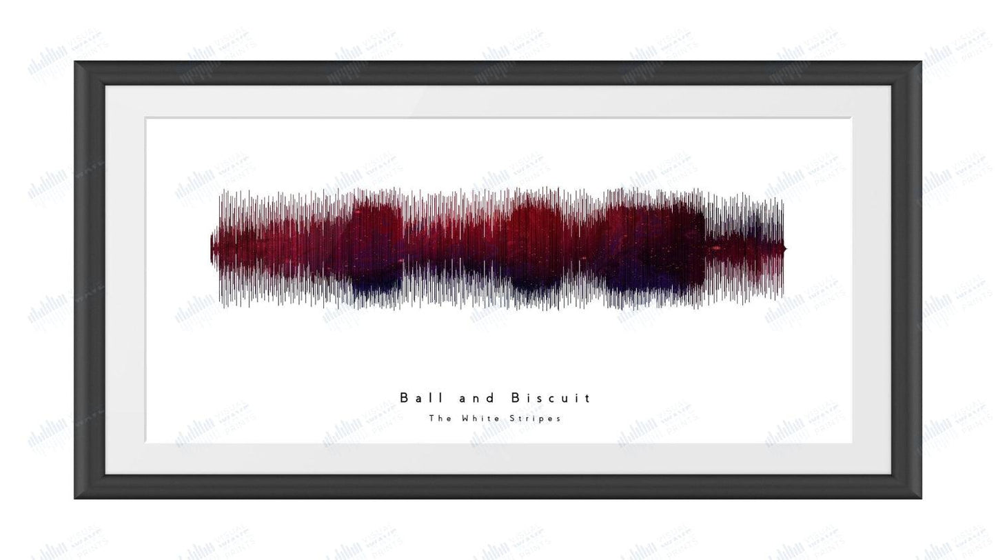 Bad by U2 - Visual Wave Prints