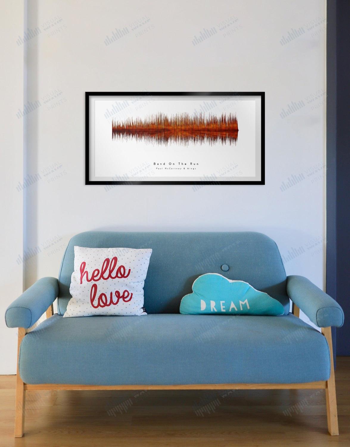 Band On The Run by Paul McCartney & Wings - Visual Wave Prints
