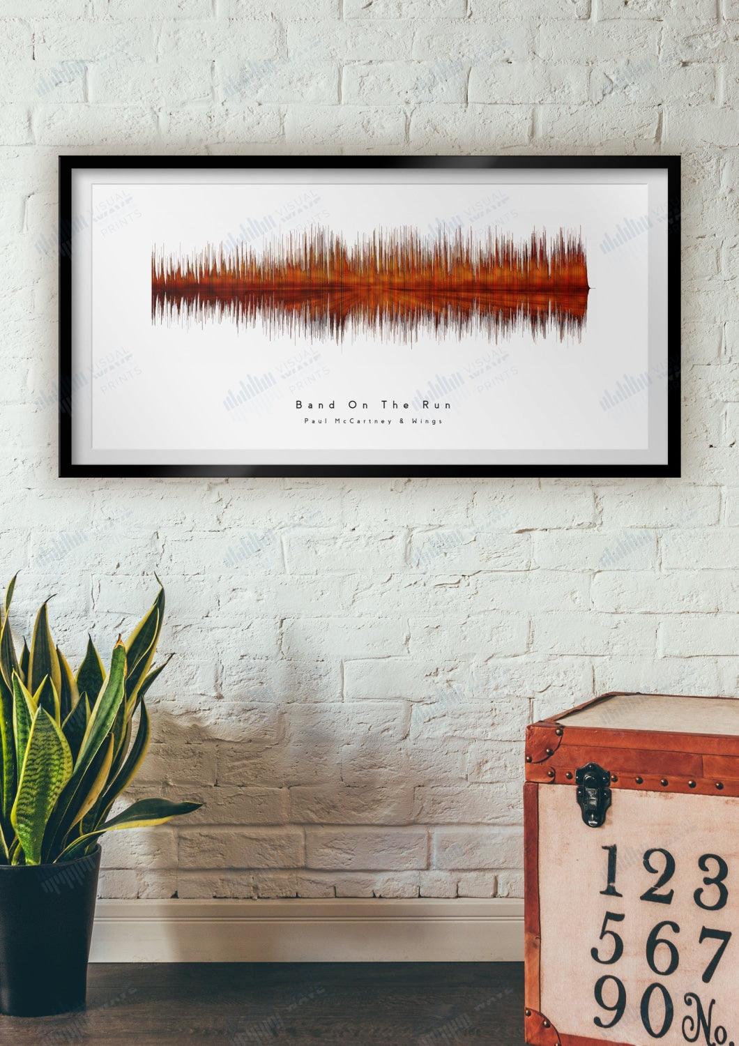 Band On The Run by Paul McCartney & Wings - Visual Wave Prints