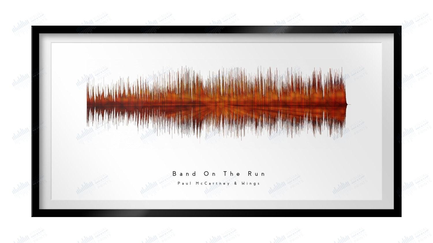 Band On The Run by Paul McCartney & Wings - Visual Wave Prints