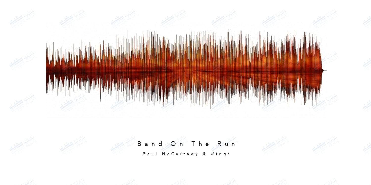 Band On The Run by Paul McCartney & Wings - Visual Wave Prints
