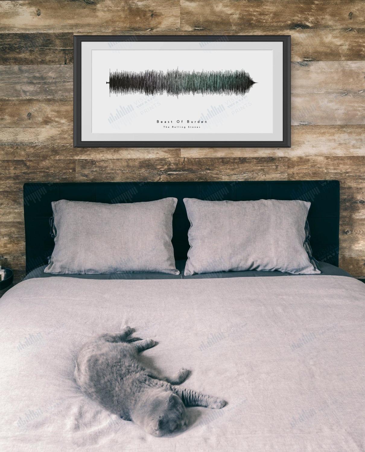 Beast of Burden by The Rolling Stones - Visual Wave Prints