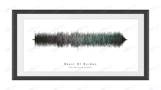 Beast of Burden by The Rolling Stones - Visual Wave Prints