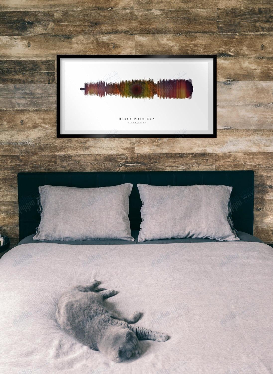 Black Hole Sun by Soundgarden - Visual Wave Prints