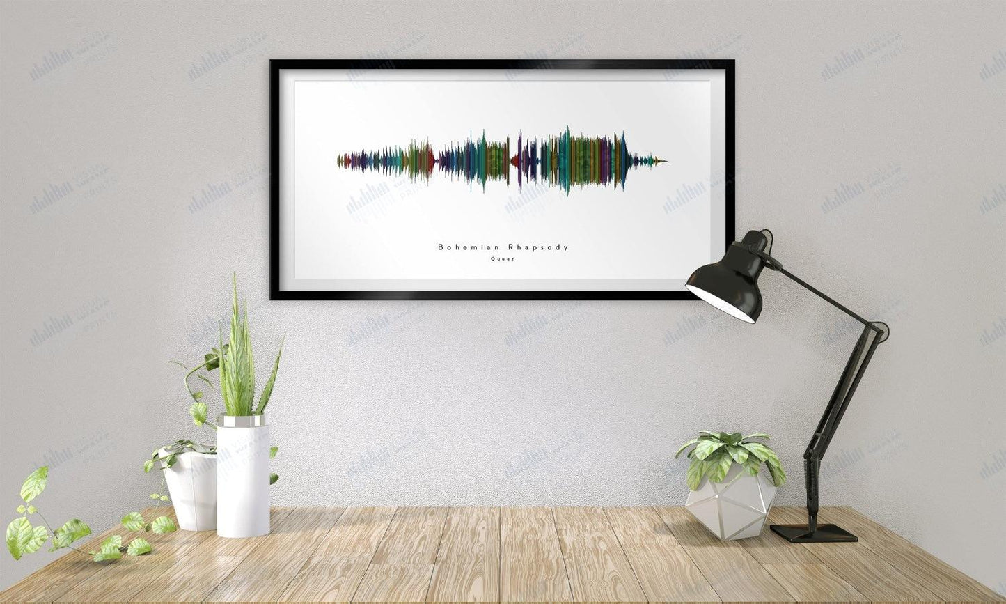 Bohemian Rhapsody by Queen - Visual Wave Prints