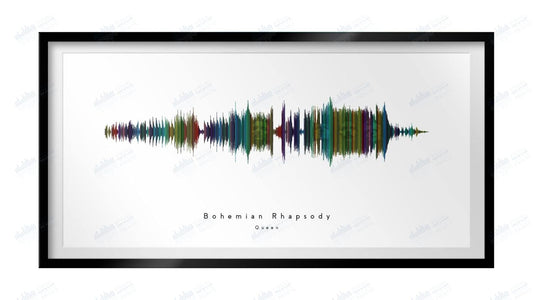 Bohemian Rhapsody by Queen - Visual Wave Prints