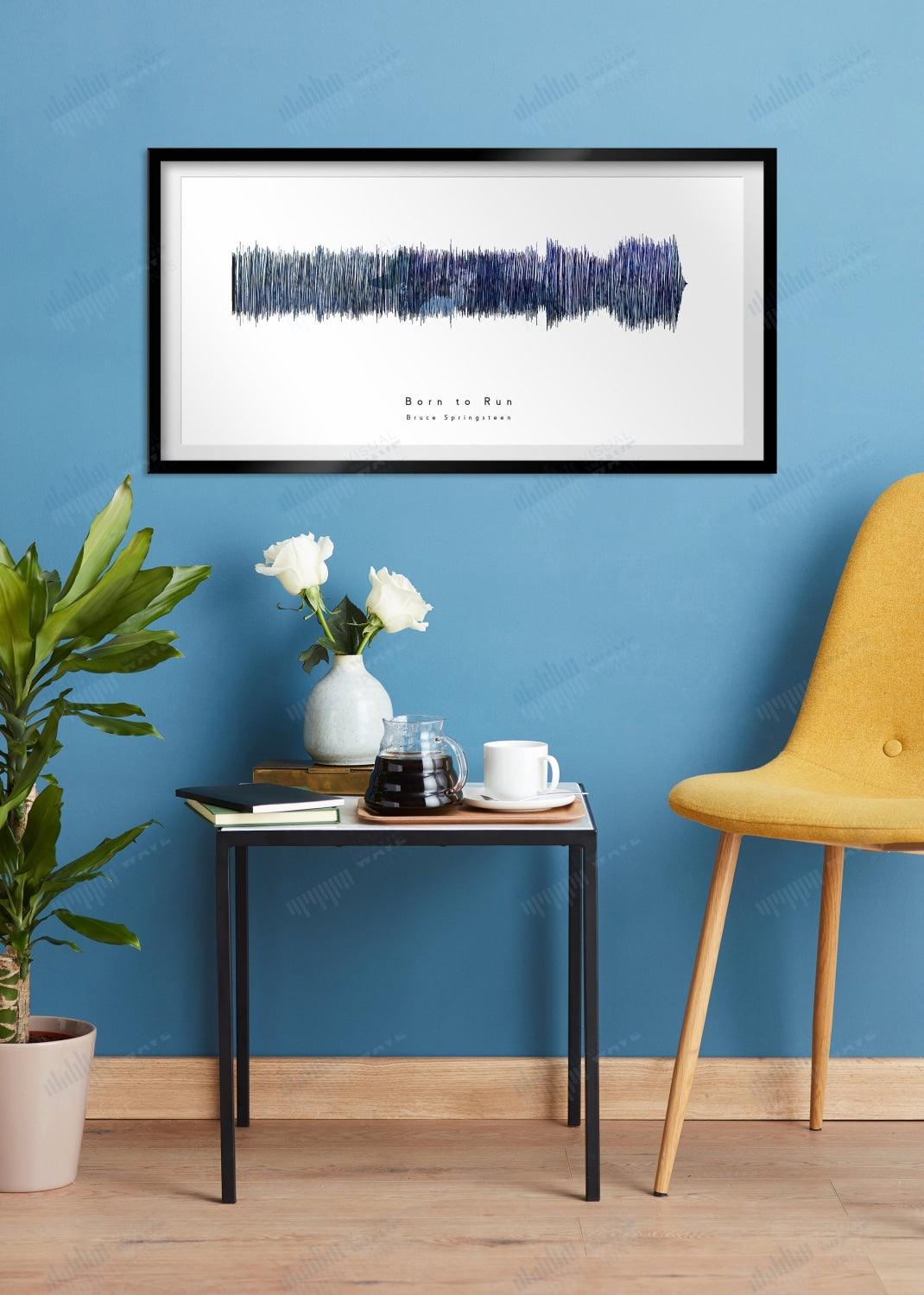 Born to Run by Bruce Springsteen - Visual Wave Prints