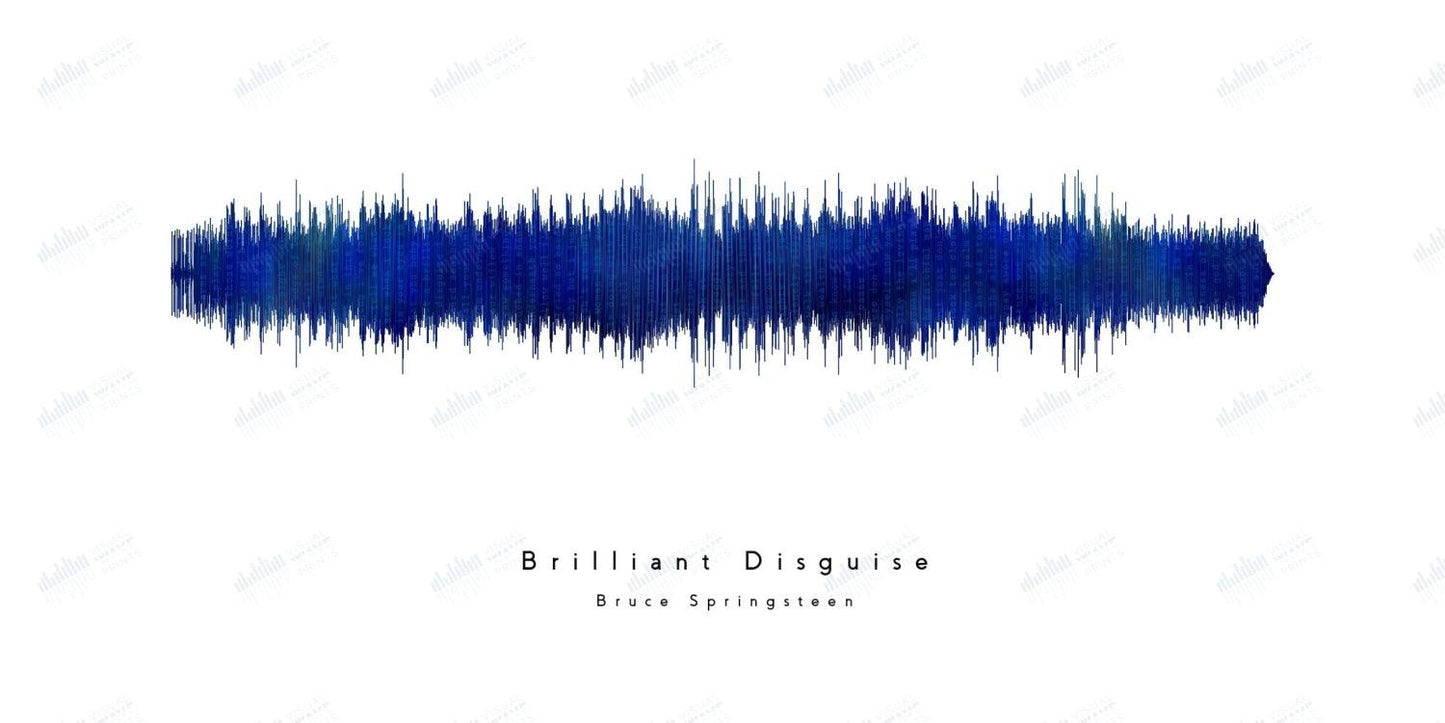 Brilliant Disguise by Bruce Springsteen - Visual Wave Prints