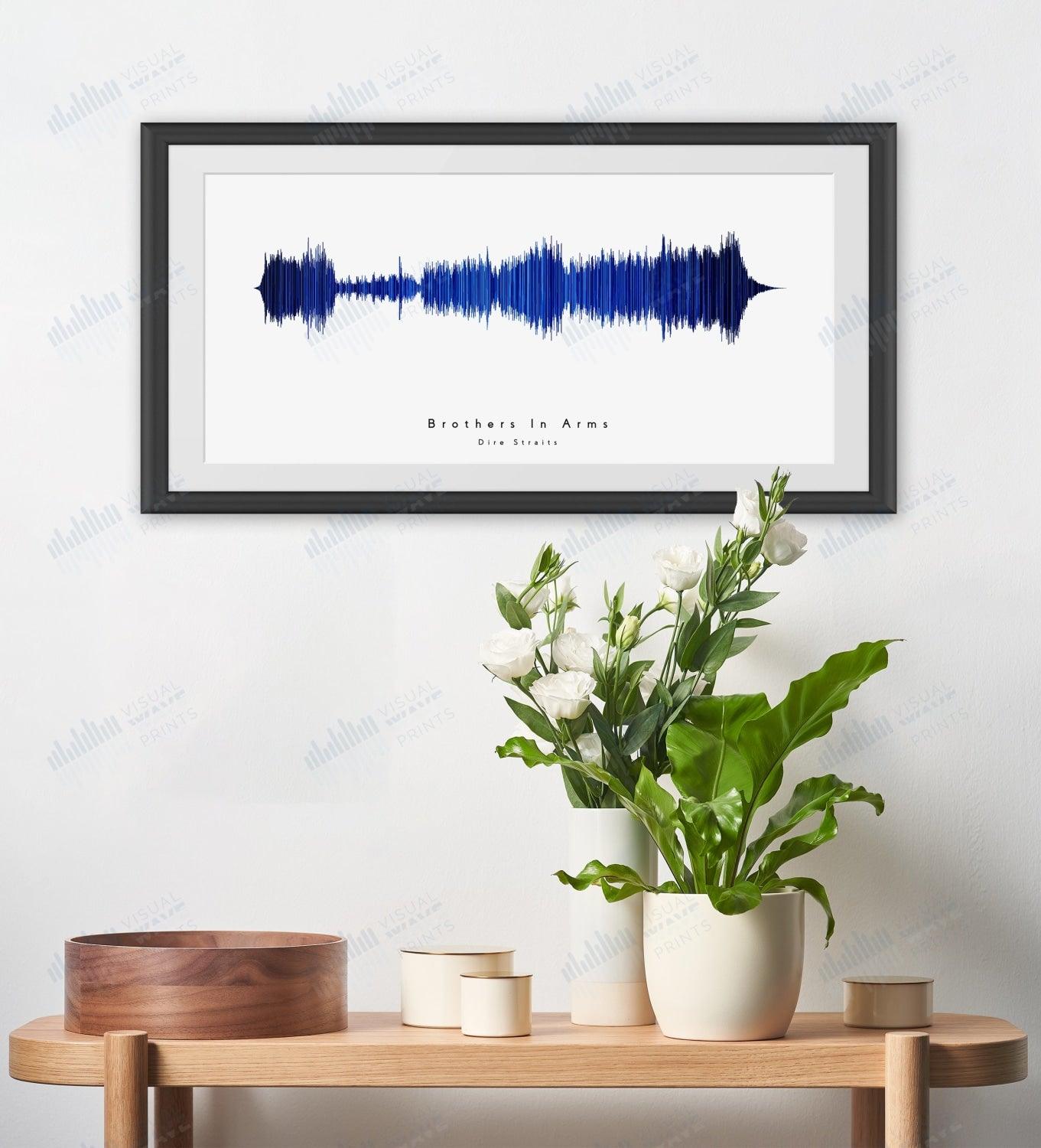 Brothers in Arms by Dire Straits - Visual Wave Prints