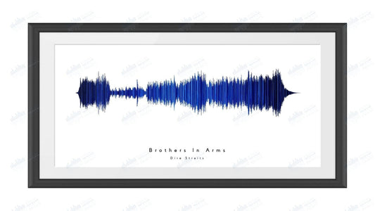 Brothers in Arms by Dire Straits - Visual Wave Prints