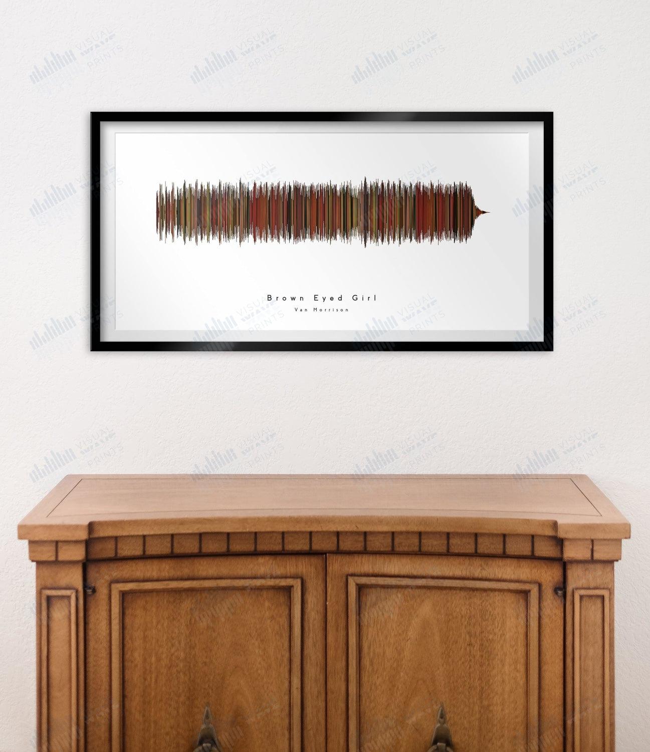 Brown Eyed Girl by Van Morrison - Visual Wave Prints