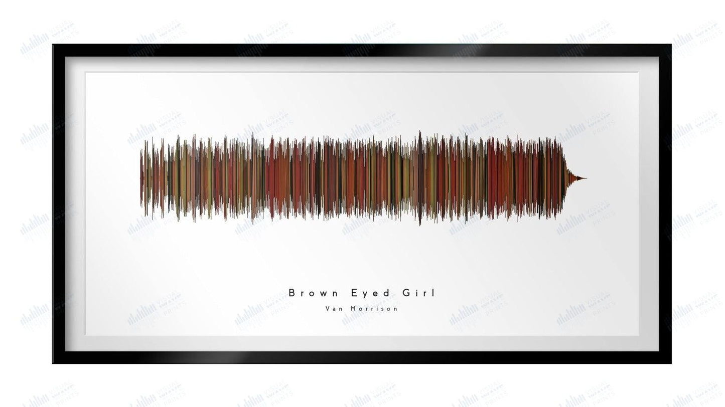 Brown Eyed Girl by Van Morrison - Visual Wave Prints