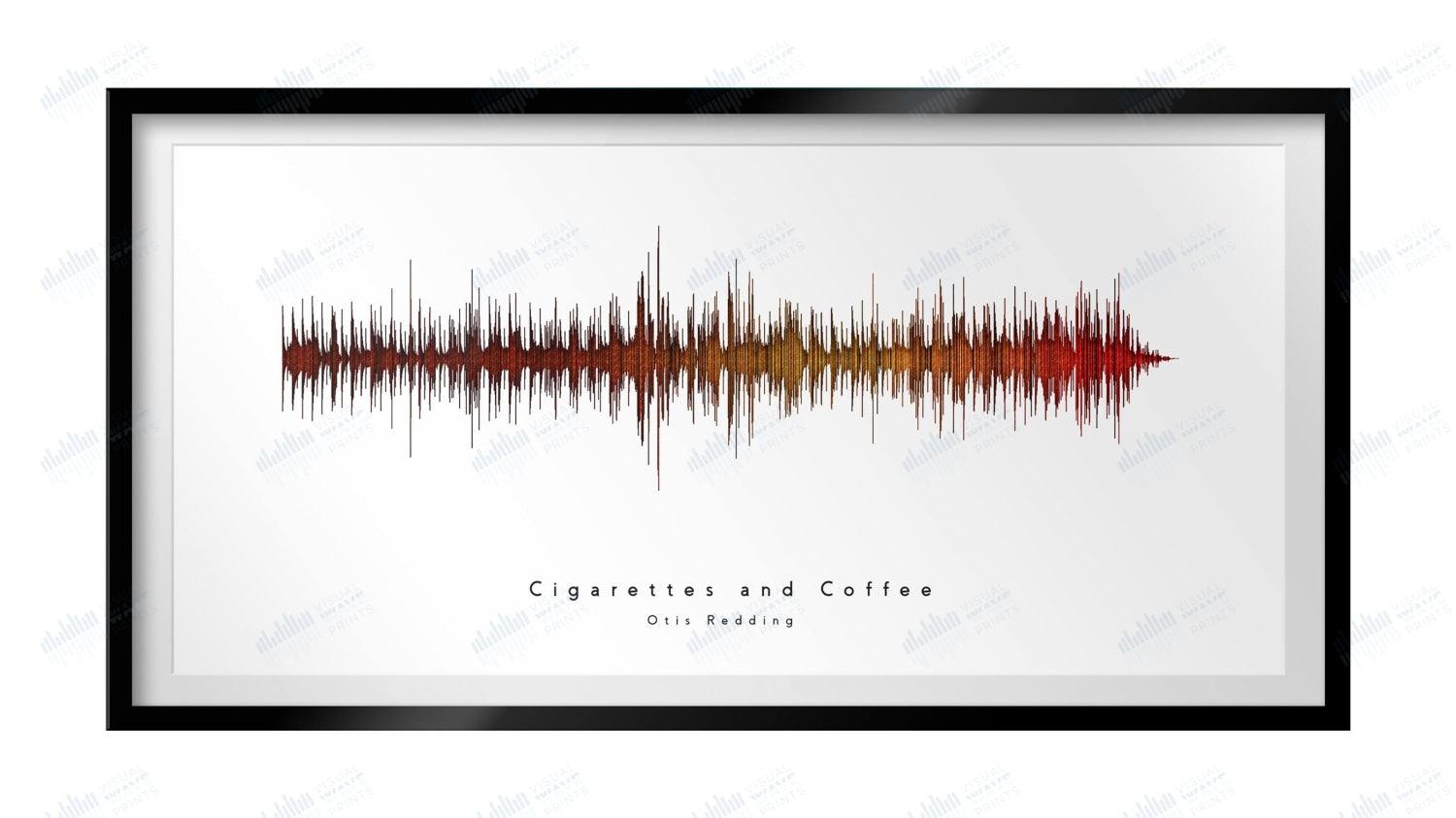 Cigarettes and Coffee by Otis Redding - Visual Wave Prints