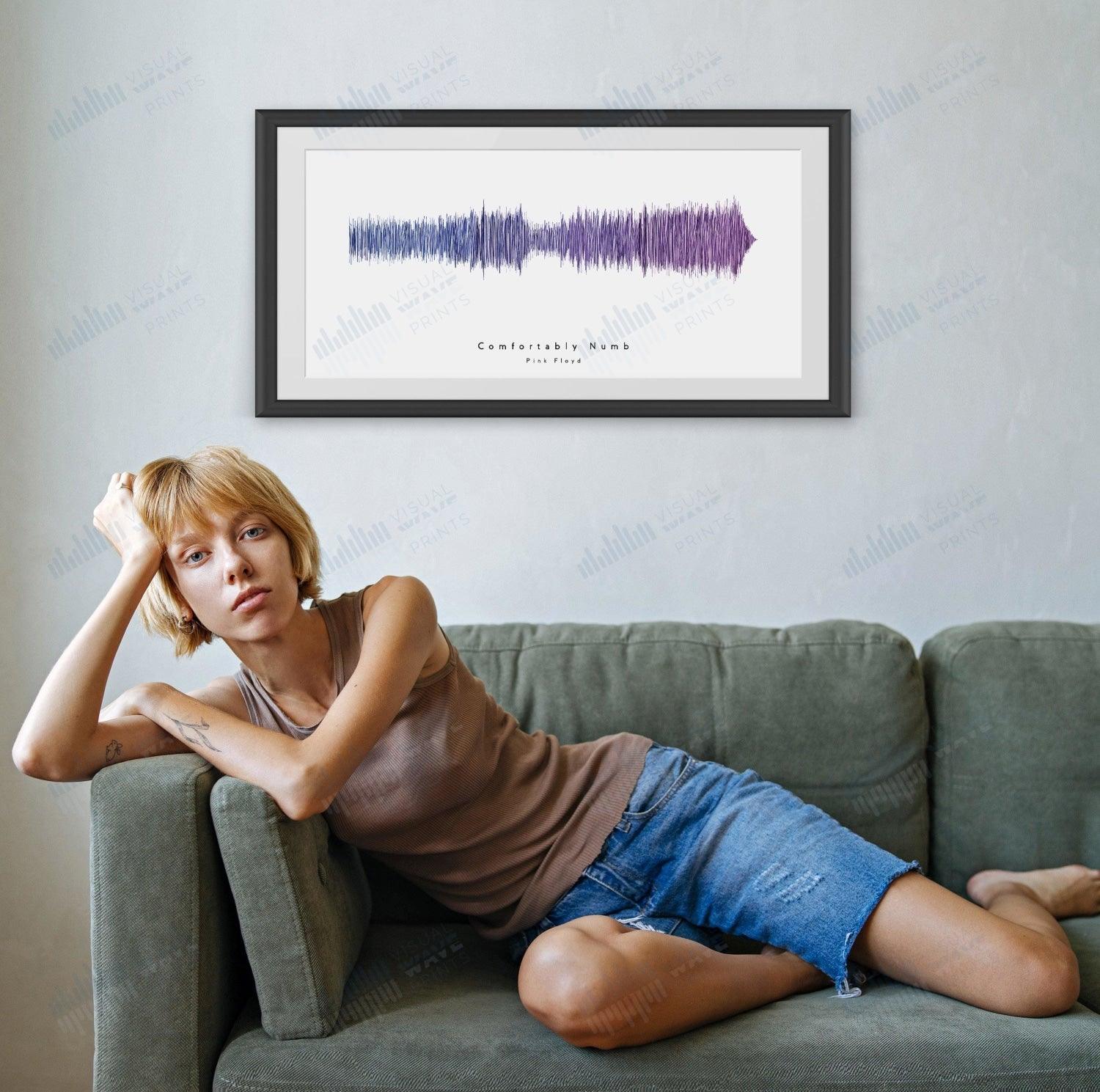 Comfortably Numb by Pink Floyd - Visual Wave Prints