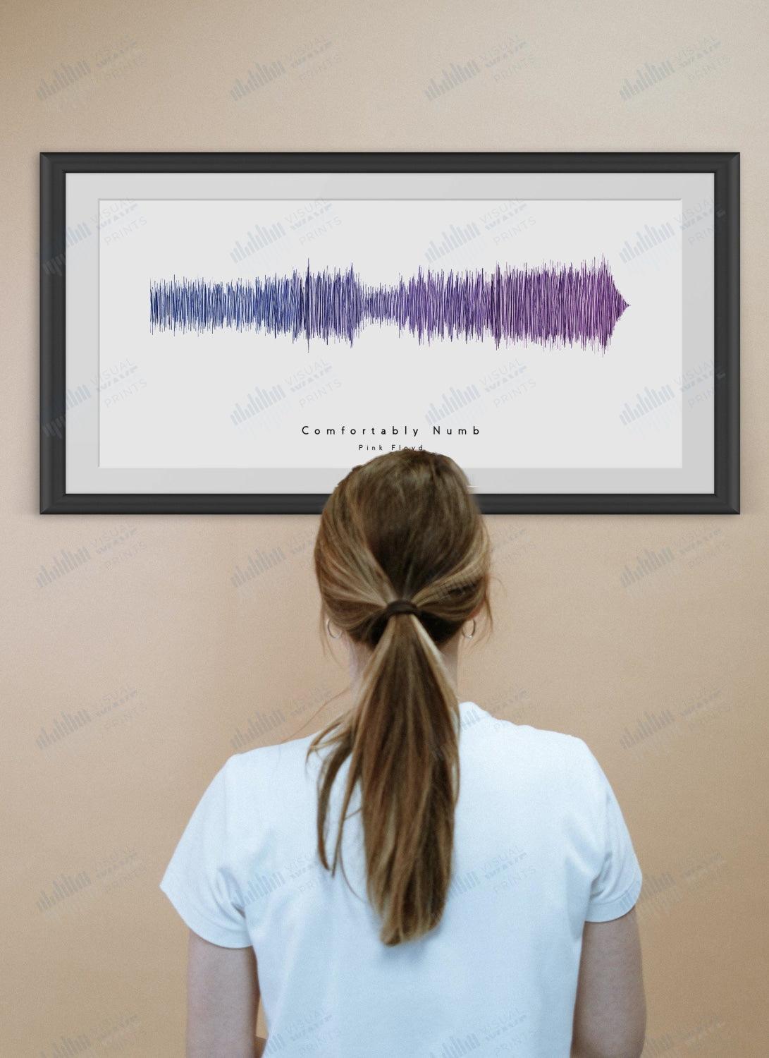 Comfortably Numb by Pink Floyd - Visual Wave Prints