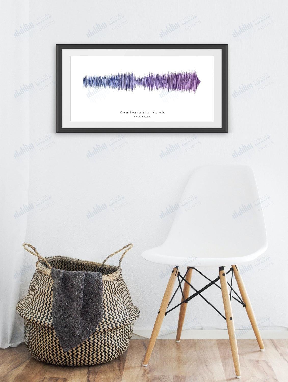 Comfortably Numb by Pink Floyd - Visual Wave Prints