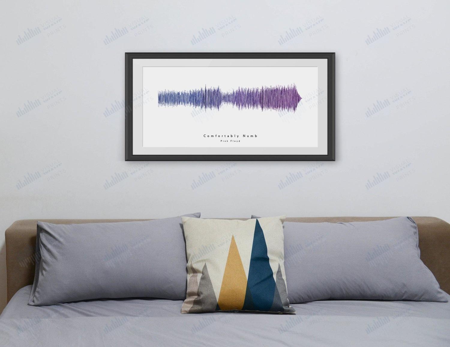 Comfortably Numb by Pink Floyd - Visual Wave Prints