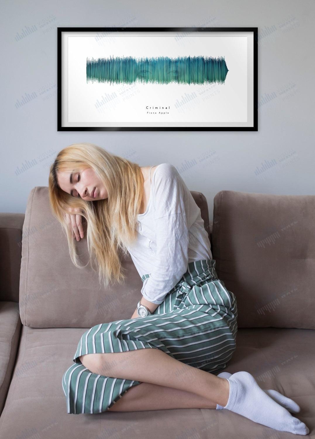 Criminal by Fiona Apple - Visual Wave Prints