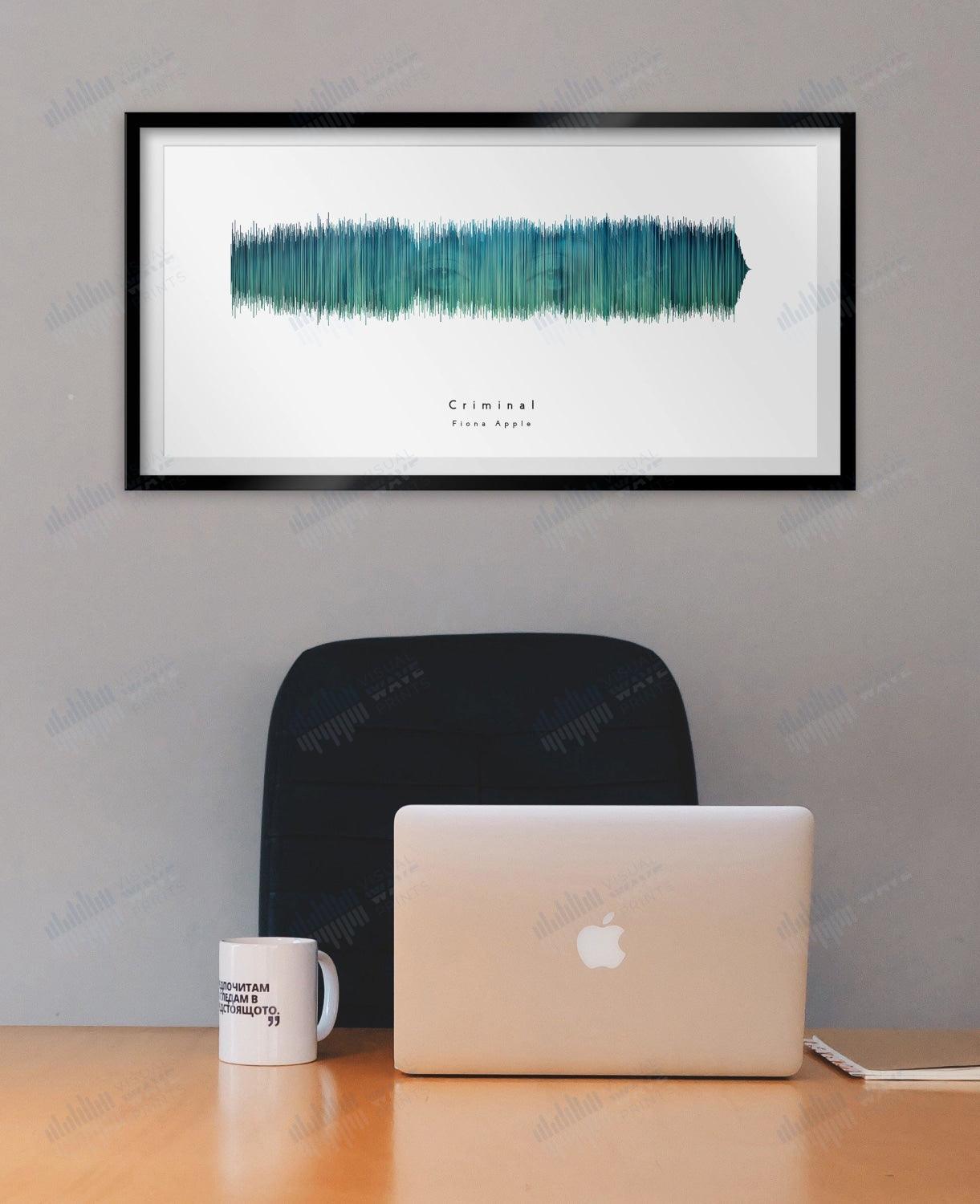Criminal by Fiona Apple - Visual Wave Prints