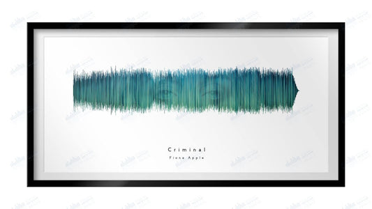 Criminal by Fiona Apple - Visual Wave Prints