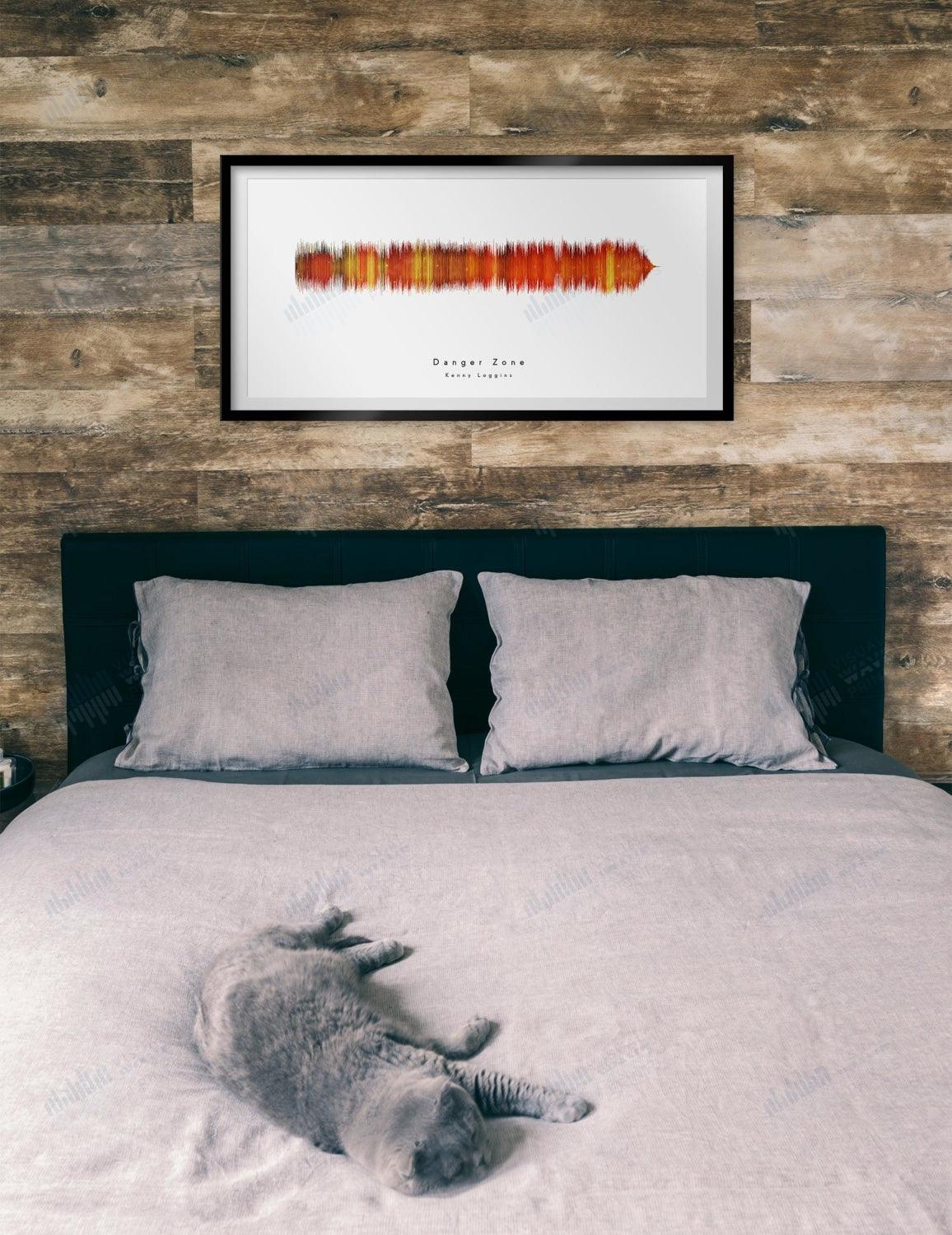 Danger Zone by Kenny Loggins - Visual Wave Prints