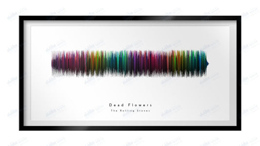 Dead Flowers by The Rolling Stones - Visual Wave Prints