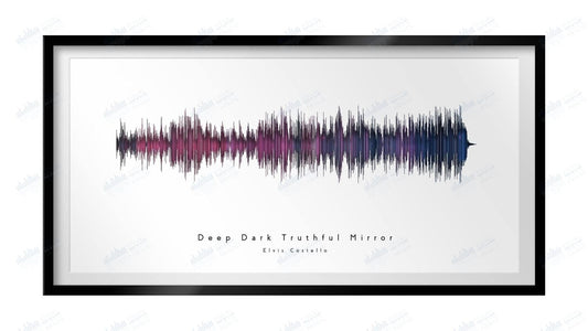 Deep Dark Truthful Mirror by Elvis Costello - Visual Wave Prints