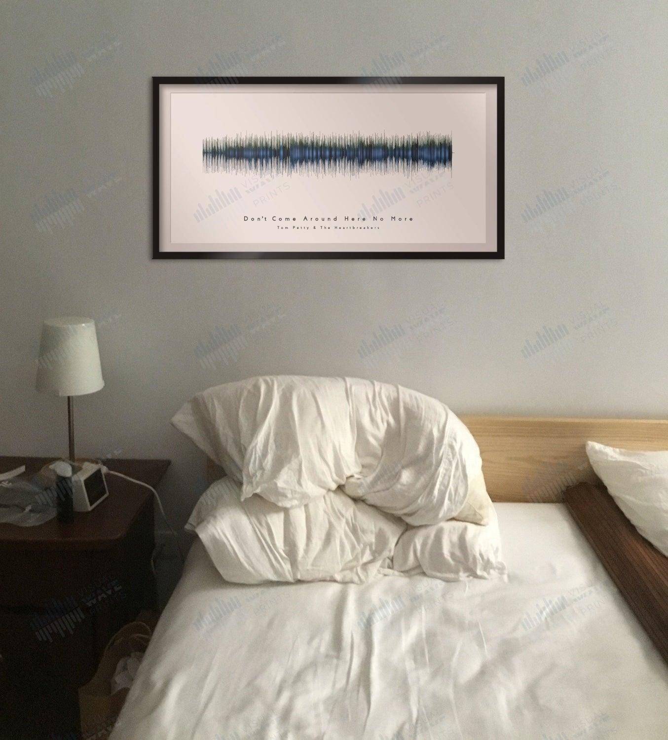 Don't Come Around Here No More by Tom Petty - Visual Wave Prints