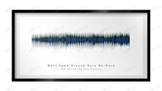 Don't Come Around Here No More by Tom Petty - Visual Wave Prints