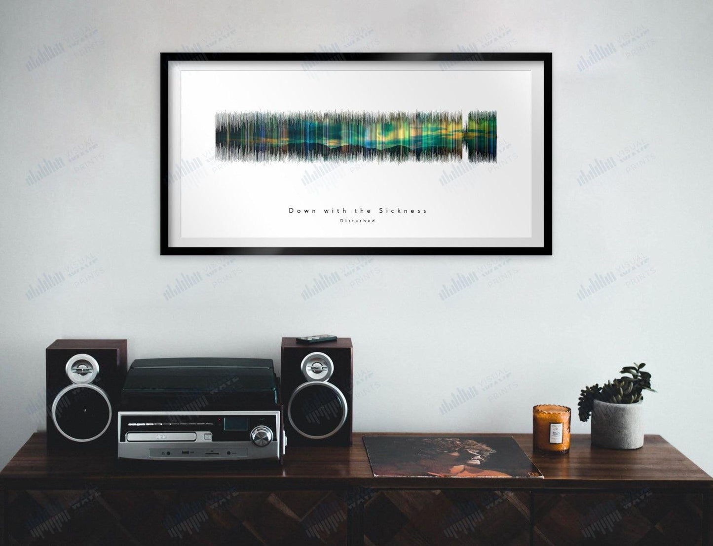 Down With the Sickness by Disturbed - Visual Wave Prints