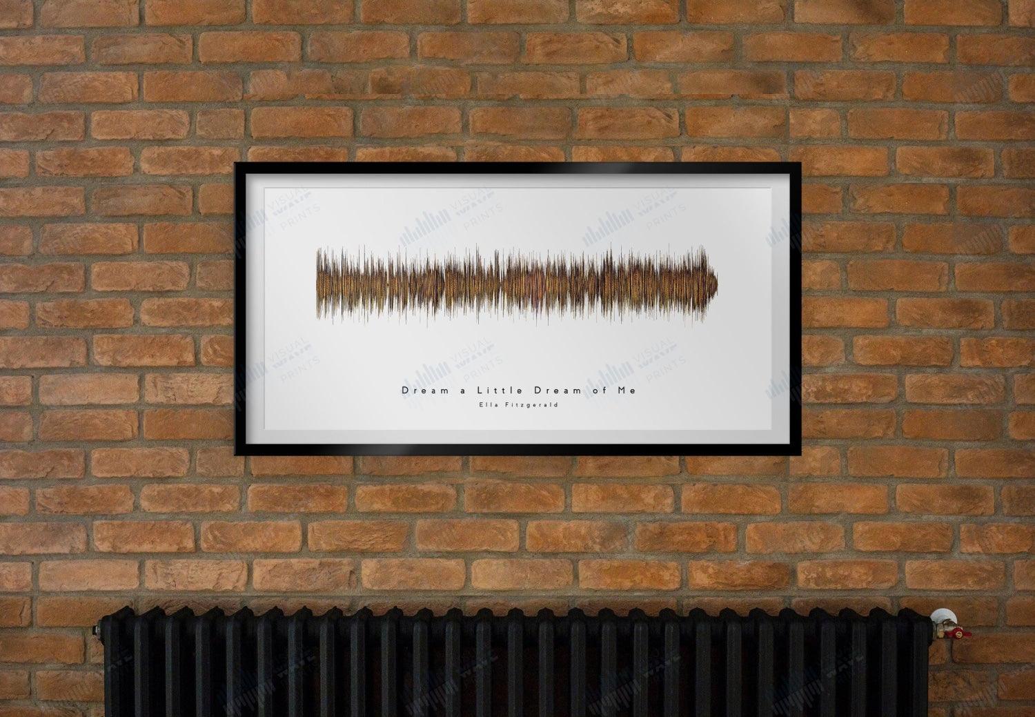 Dream a Little Dream of Me by Ella Fitzgerald - Visual Wave Prints