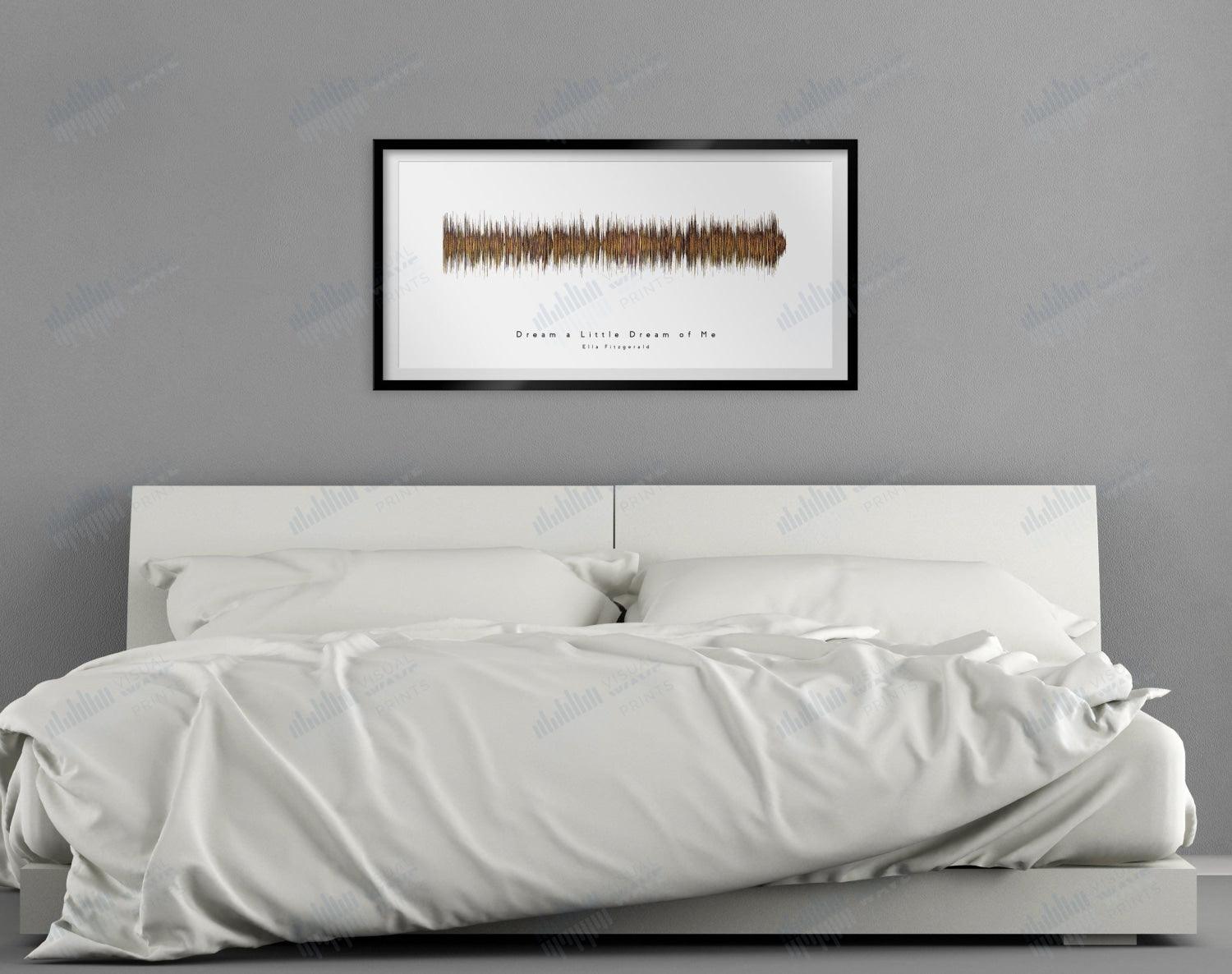 Dream a Little Dream of Me by Ella Fitzgerald - Visual Wave Prints