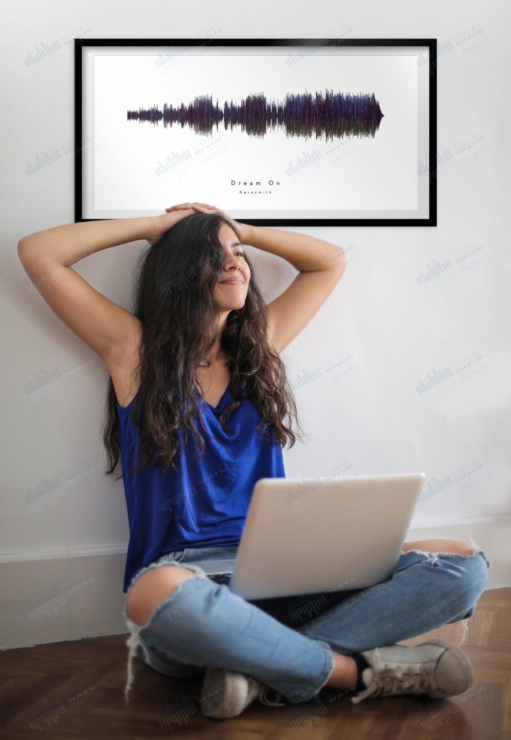 Dream On by Aerosmith - Visual Wave Prints