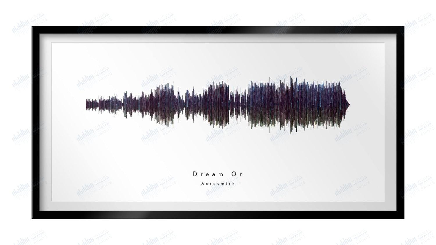 Dream On by Aerosmith - Visual Wave Prints