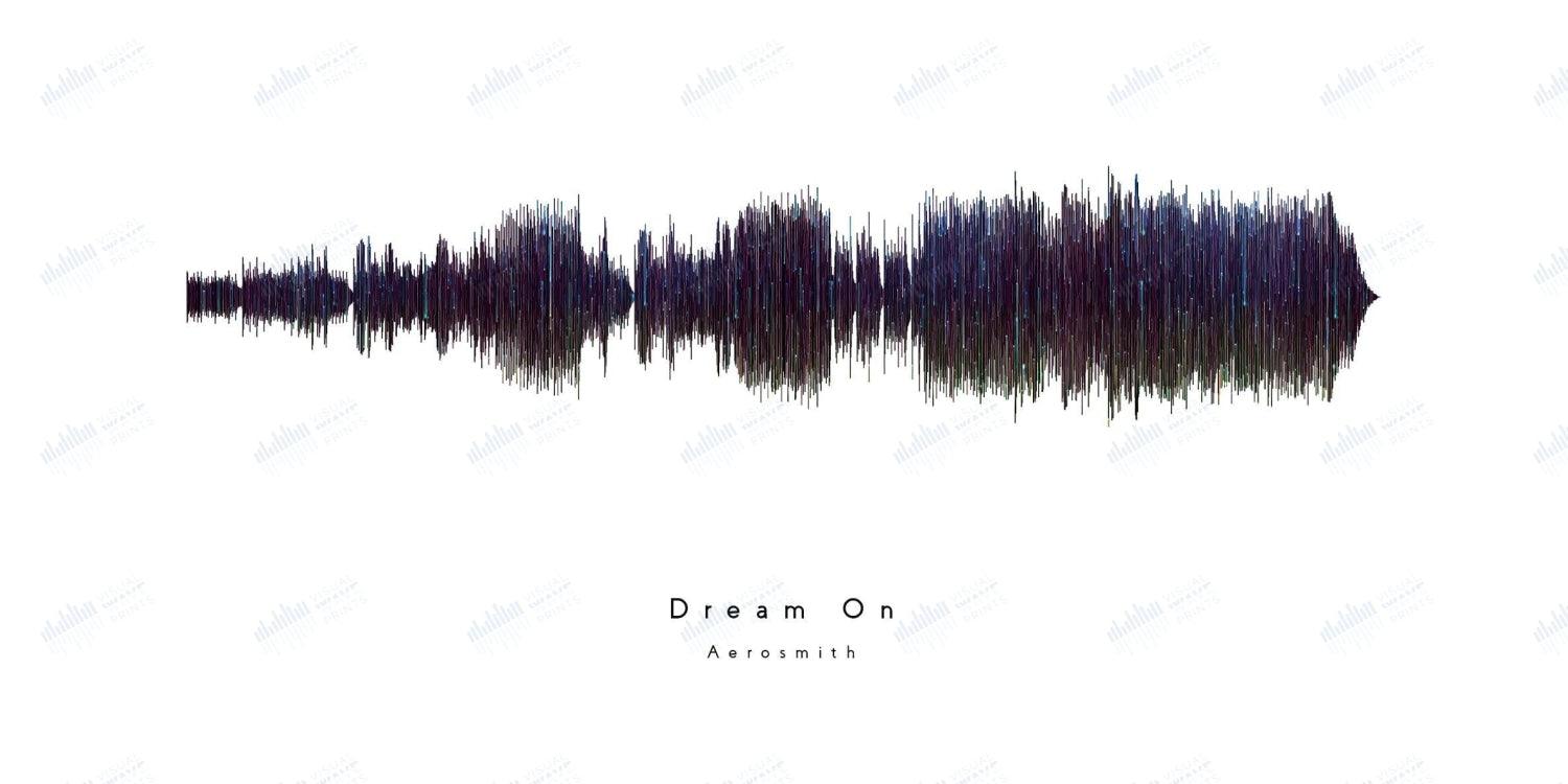 Dream On by Aerosmith - Visual Wave Prints