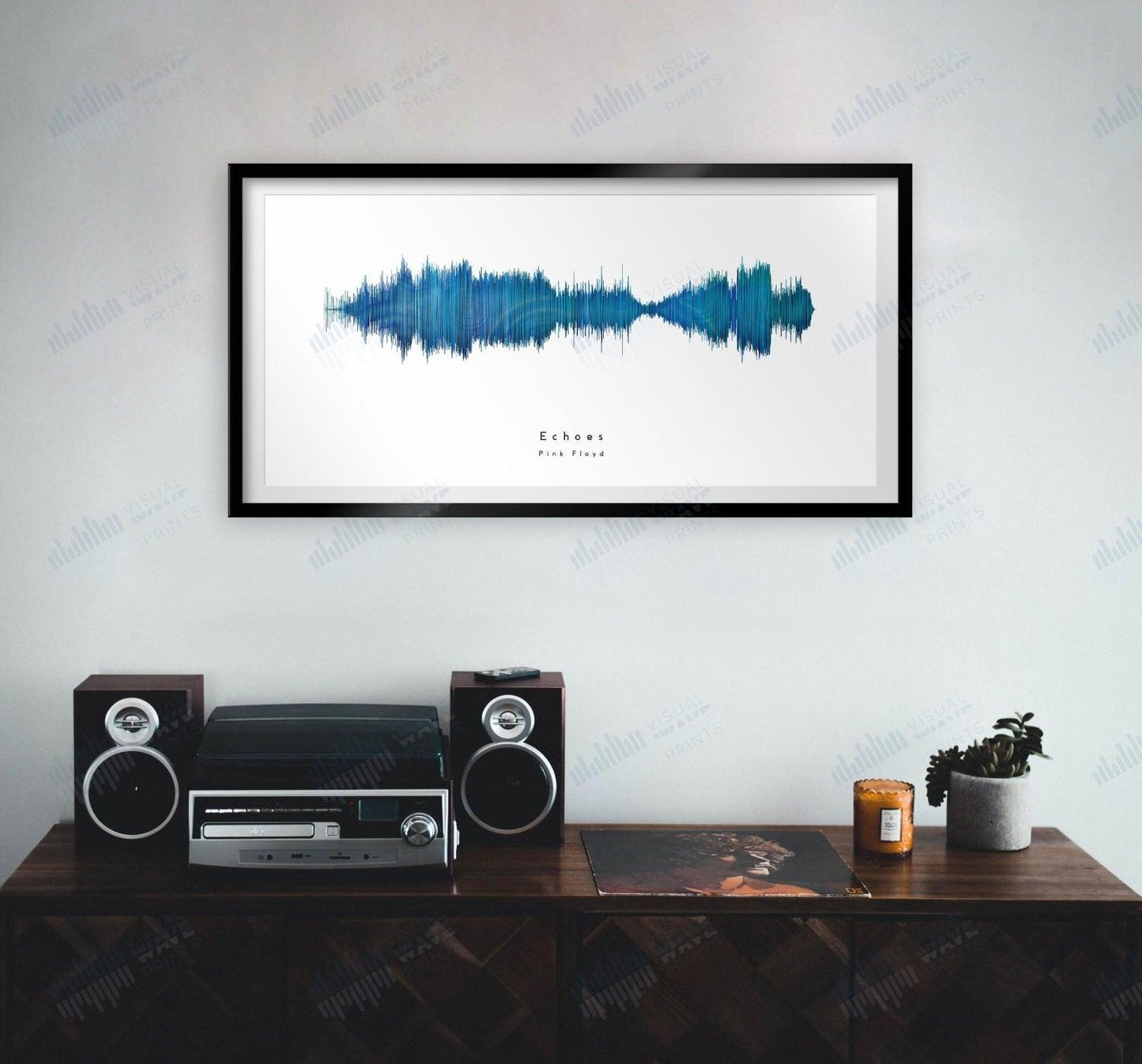 Echoes by Pink Floyd - Visual Wave Prints