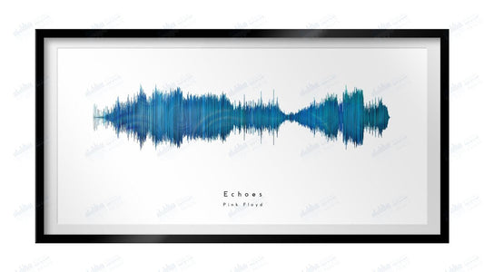 Echoes by Pink Floyd - Visual Wave Prints