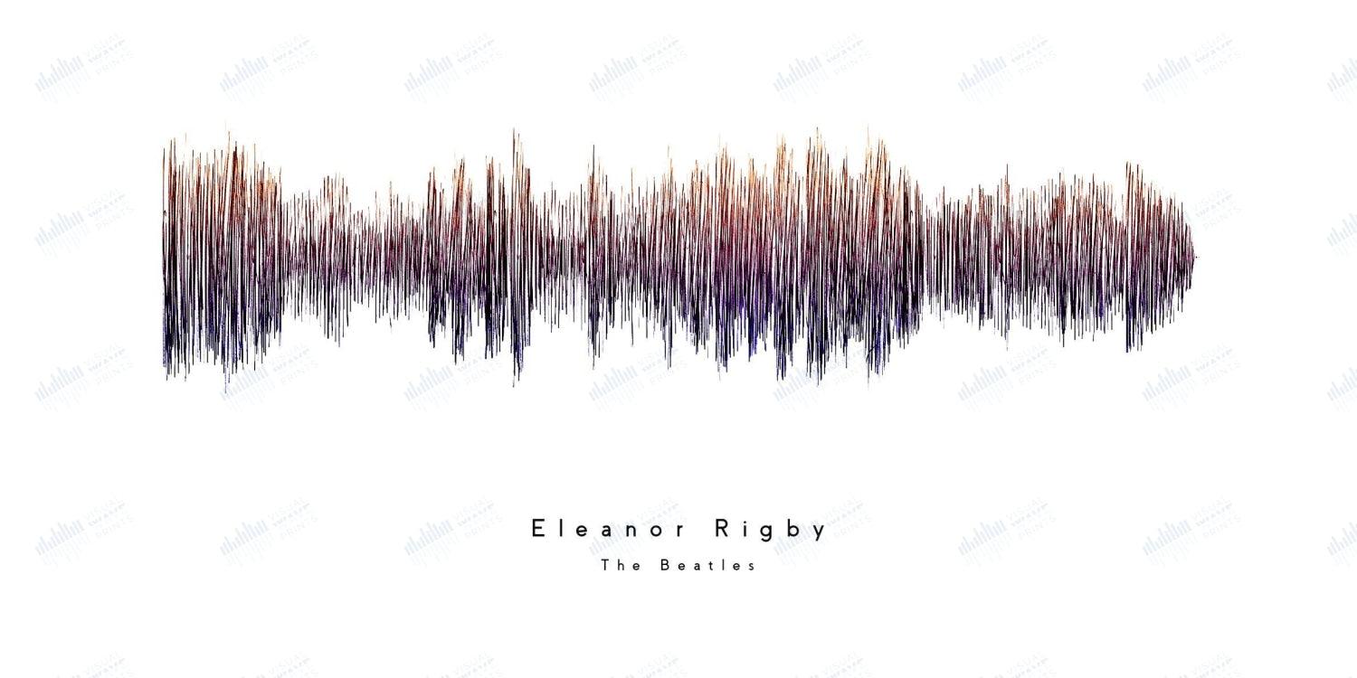 Eleanor Rigby by The Beatles - Visual Wave Prints