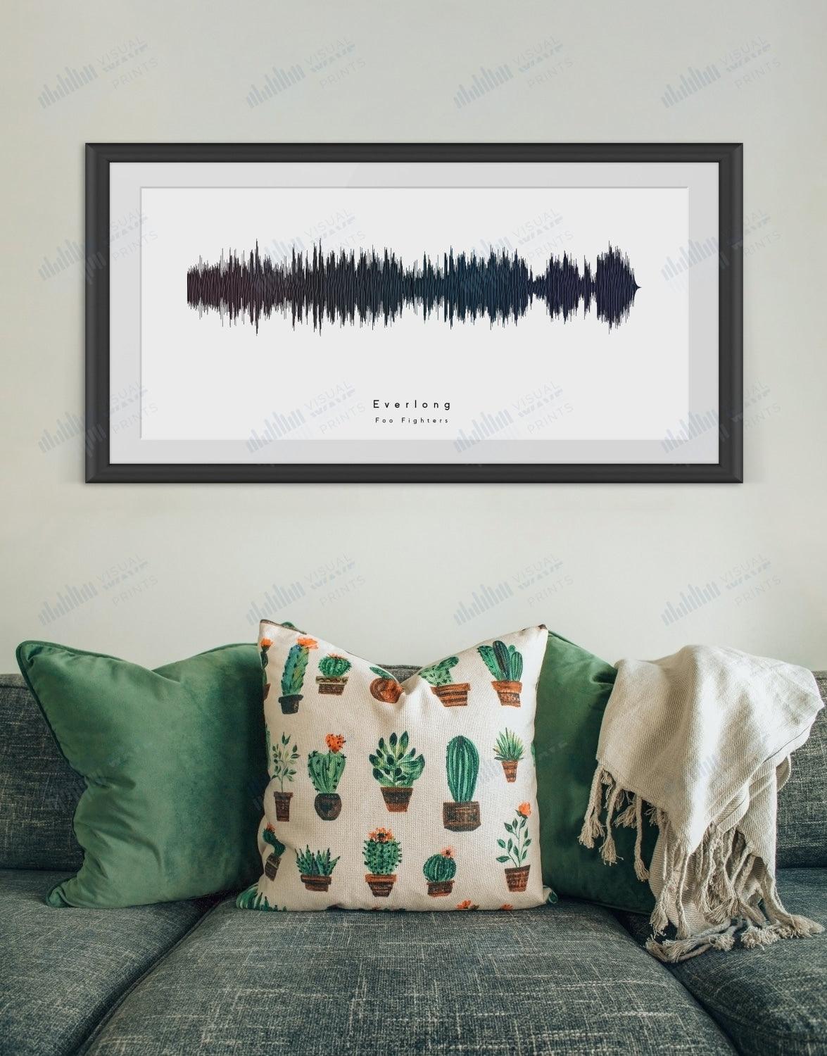 Everlong by Foo Fighters - Visual Wave Prints
