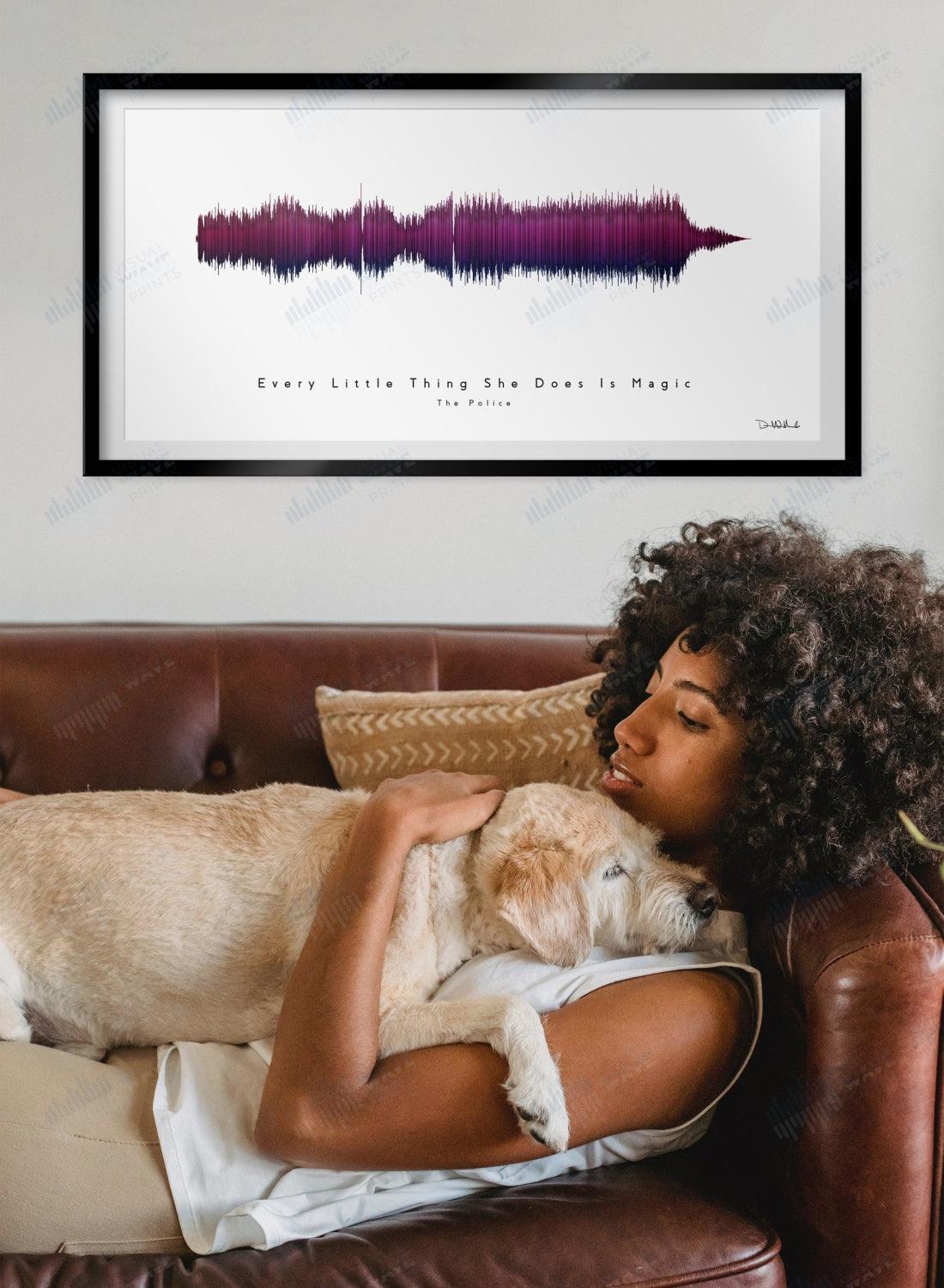 Every Little Thing She Does is Magic by The Police - Visual Wave Prints